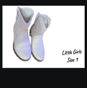 Cat & Jack White Kids Boots